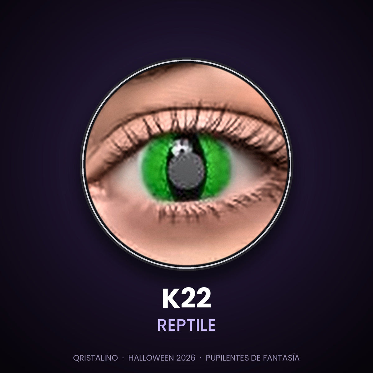 Pupilentes de fantasía Halloween K22 Reptile – Qristalino México