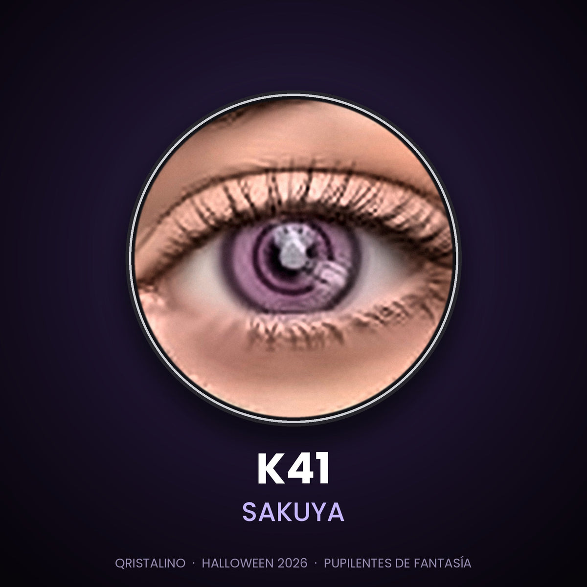Pupilentes de fantasía Halloween K41 Sakuya – Qristalino México