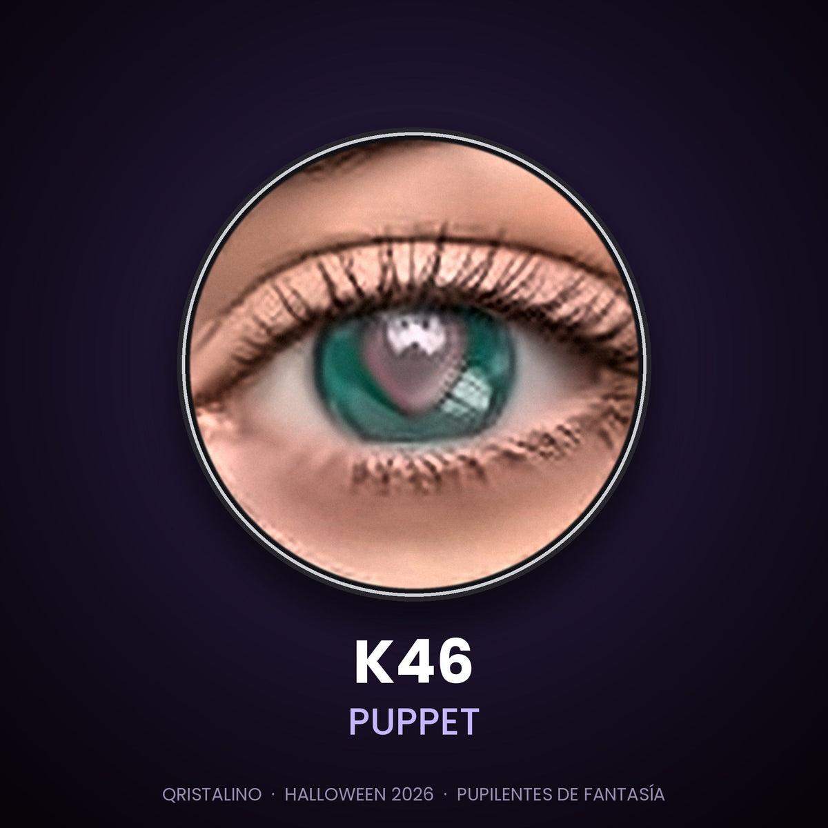 Pupilentes de fantasía Halloween K46 Puppet – Qristalino México