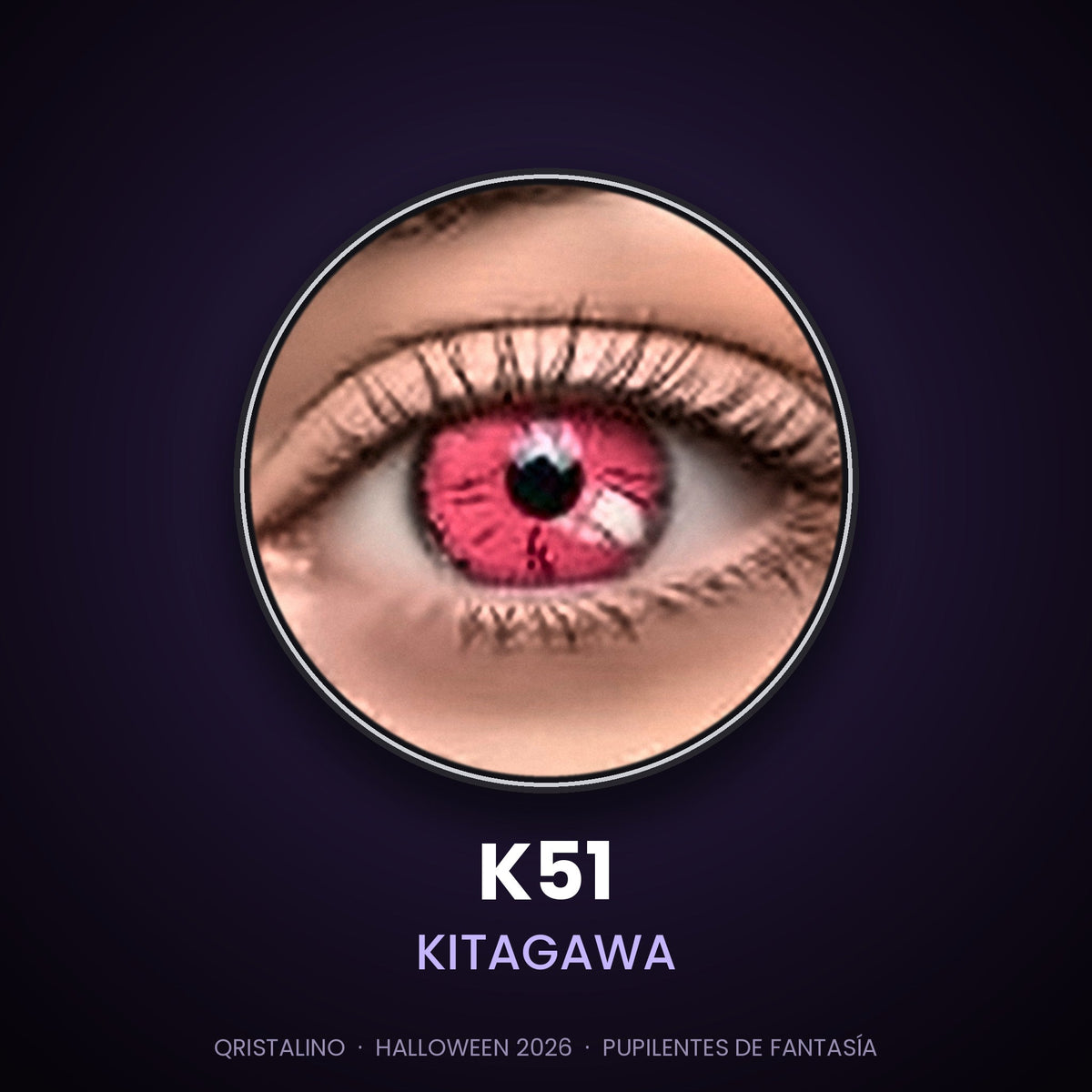 Pupilentes de fantasía Halloween K51 Kitagawa – Qristalino México