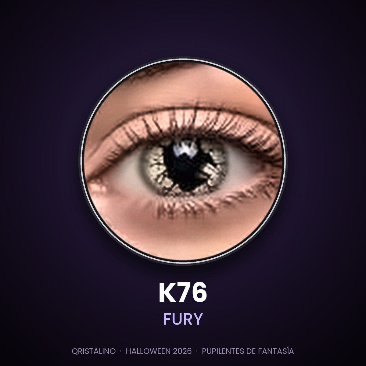 Pupilentes de fantasía Halloween K76 Fury – Qristalino México