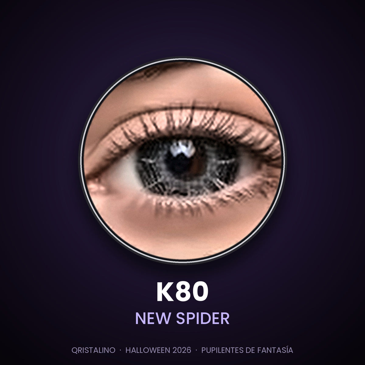 Pupilentes de fantasía Halloween K80 New Spider – Qristalino México