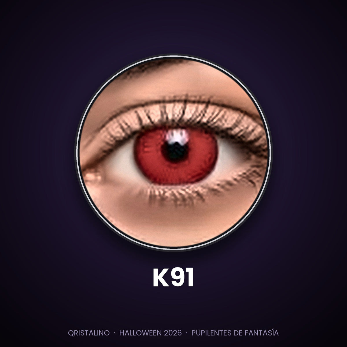 Pupilentes de fantasía Halloween K91 – Qristalino México